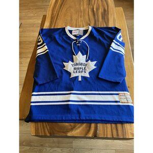 Terry Sawchuk Toronto Maple Leafs 1967 Stanley Cup CCM XXL Jersey W/Fight Strap